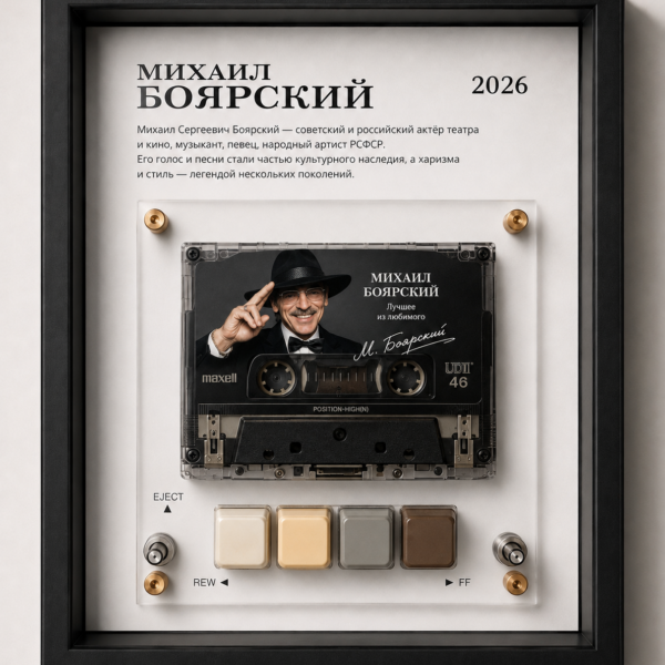 Кассетный плеер с автографом Михаила Боярского